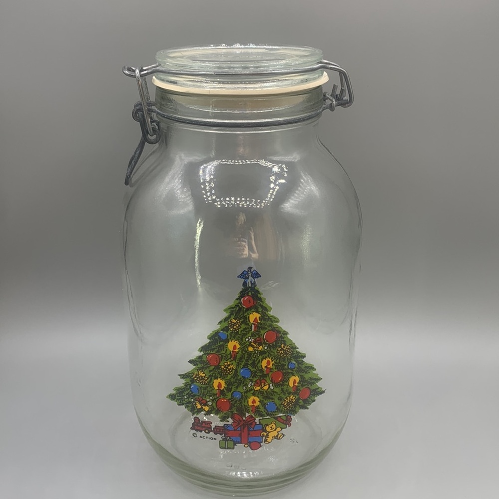 Christmas by Carlton Glass Cookie Jar Rubber Seal 3L